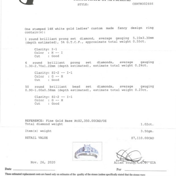 Diamond Engagement Ring - Picture 5 of 5